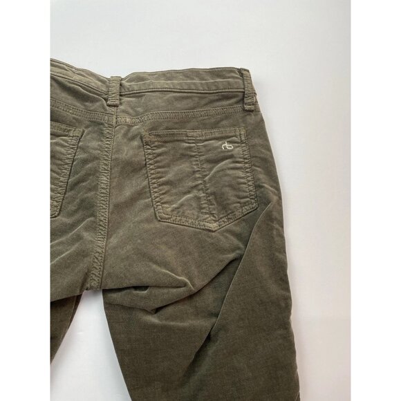 Rag & Bone Jeans Women 27x30 Brown Skinny Ankle Mid-Rise Sueded Stretch USA - Picture 13 of 16